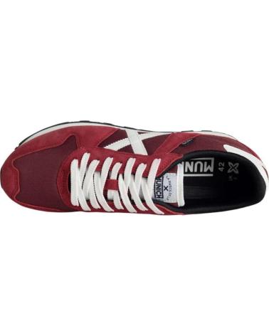 Zapatillas deporte de Hombre MUNICH ZAPATILLA CASUAL DE TELA Y SERRAJE CON PLANTILLAS EXTRAIBL ROJO