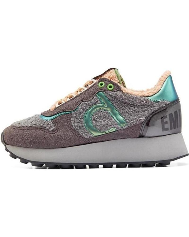 Deportivas DUUO  de Mujer y Niña ZAPATILLA--D124053-CALMA HIGH 053  GRIS