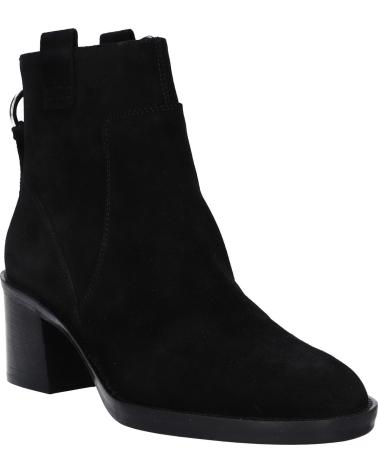 Woman Mid boots GEOX D GUILILA E - SUEDE  NEGRO