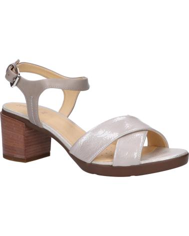 Sandalen für Damen GEOX D827XC 0HEBC D ANNYA MID C1010 LT GREY