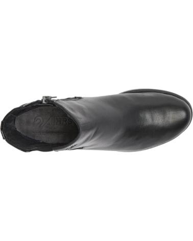 Botines de Mujer 24 HORAS BOTINES PIEL NEGROS MIST-S NEGRO-NEGRO