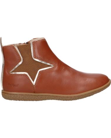 Botines de Niña KICKERS 744615-30 VERMILLON 114 CAMEL OR