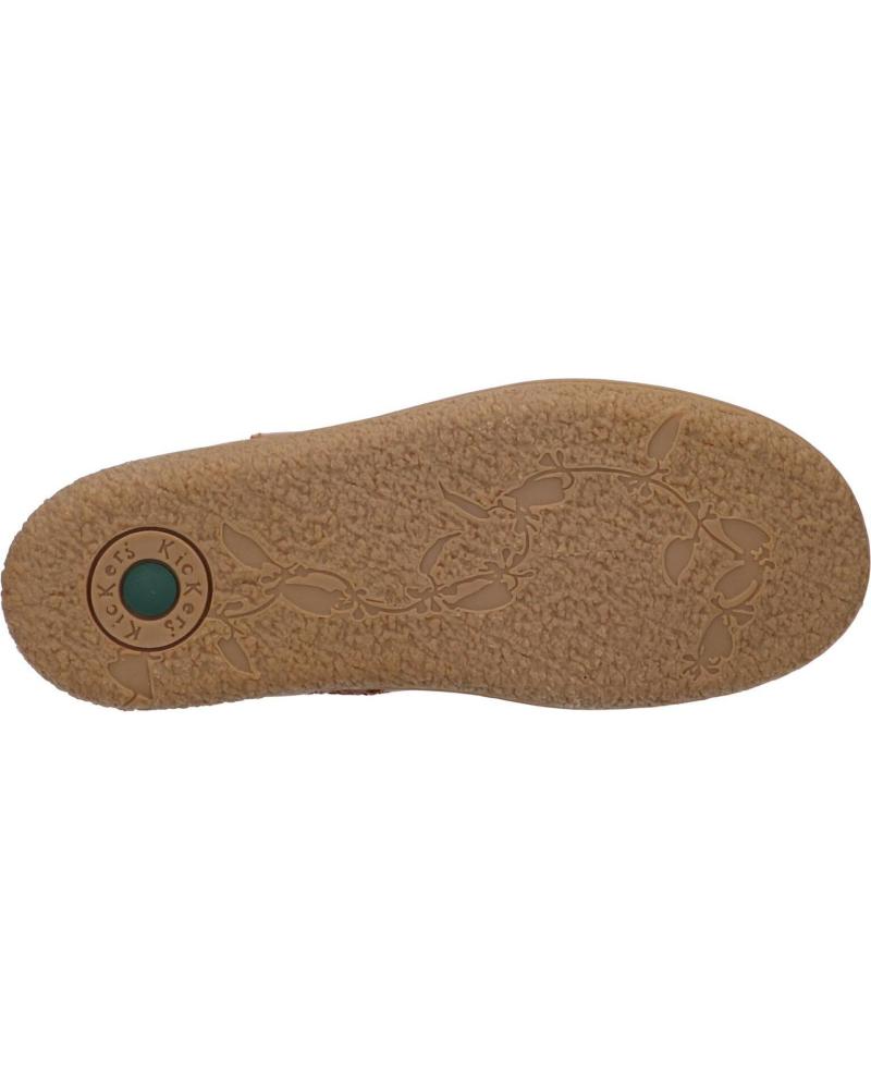 Bottines De Ni a KICKERS 744615 30 VERMILLON 114 CAMEL OR