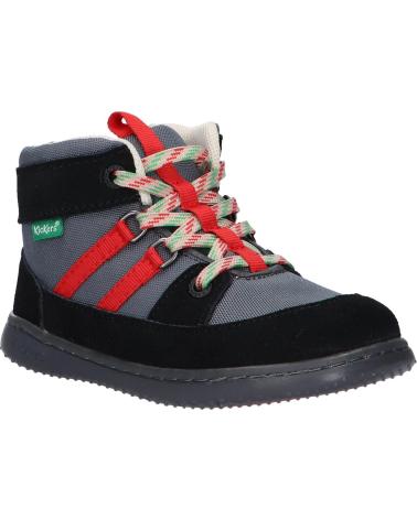 Deportivas de Niño KICKERS 947560-10 KICKBUBBLO 83 NOIR ROUGE