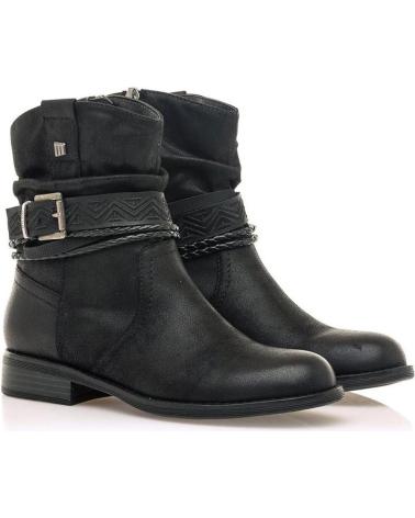 Botines de Mujer MTNG BOTINES PLANOS MUSTANG 52772 NEGRO