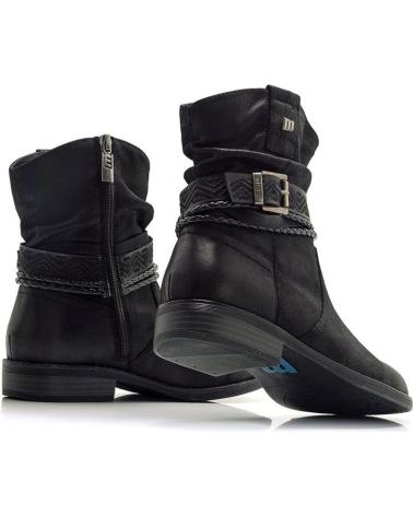 Botines de Mujer MTNG BOTINES PLANOS MUSTANG 52772 NEGRO