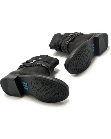 Botines de Mujer MTNG BOTINES PLANOS MUSTANG 52772 NEGRO