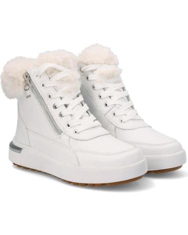 Woman Mid boots GEOX BOTIN WHITE
