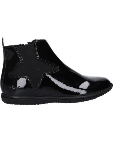 Woman and girl and boy boots KICKERS 508748-30 VERMILLON  83 NOIR VERNIS