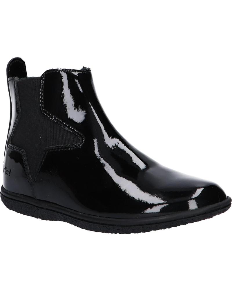 Bottes De Mujer KICKERS 508748 30 VERMILLON 83 NOIR VERNIS