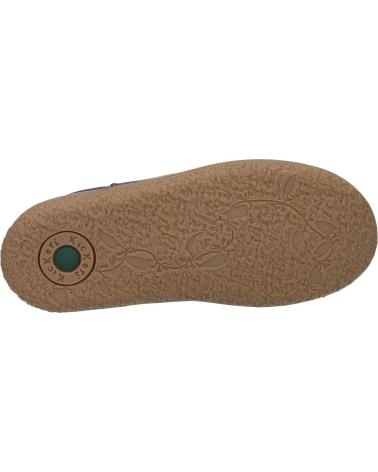 Bottines KICKERS  pour Fille 744616-30 VERMILLON  102 MARINE METALLIS