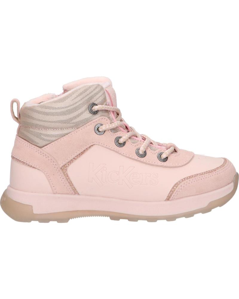 Stivaletti KICKERS  per Bambina 910820-30 KICKFAUNA  131 ROSE CLAIR