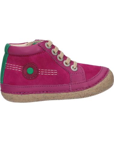 girl shoes KICKERS 928062-10 SONISTREET GOAT SUED  181 PRUNE