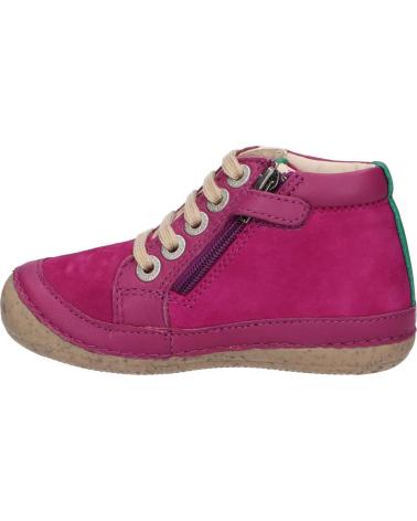 Bottines De Ni a KICKERS 928062 10 SONISTREET GOAT SUED 181 PRUNE