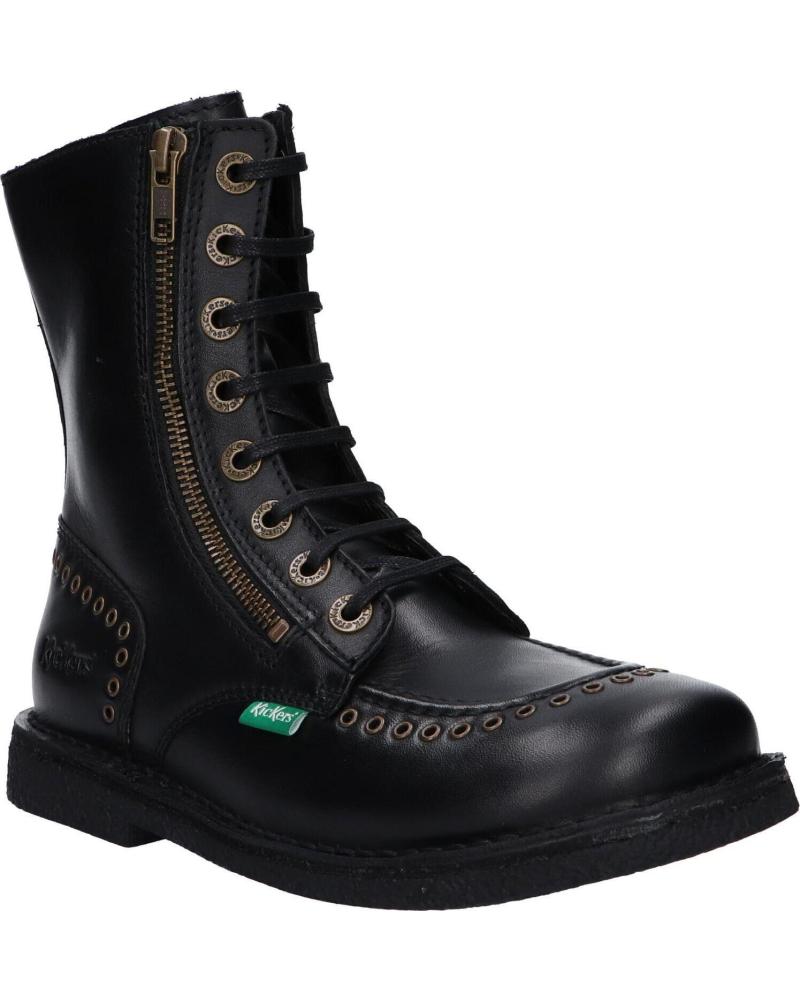 Kickers Meetickzip Kickers Chaussures Femme MEETICK ZIP Noir, Army