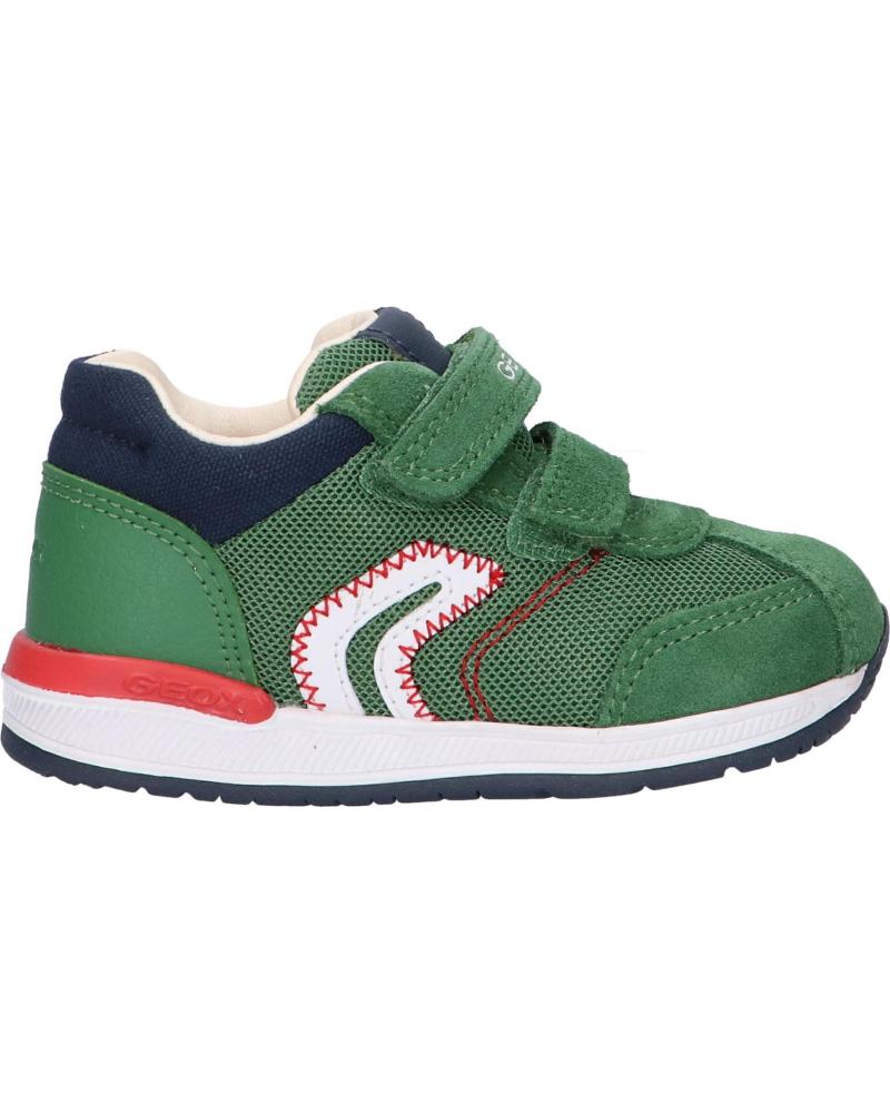 Sneaker GEOX  für Mädchen und Junge B940RB 01422 B RISHON BOY  C3000 GREEN