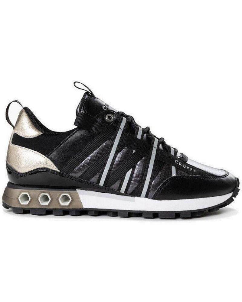 Scarpe sport CRUYFF per Donna FEARIA HEX - SOFTGRAIN-METALLIC CC233974 NEGRO NEGRO Scarpe sport CRUYFF per Donna FEARIA HEX - SOFTGRAIN-METALLIC CC233974 NEGRO NEGRO