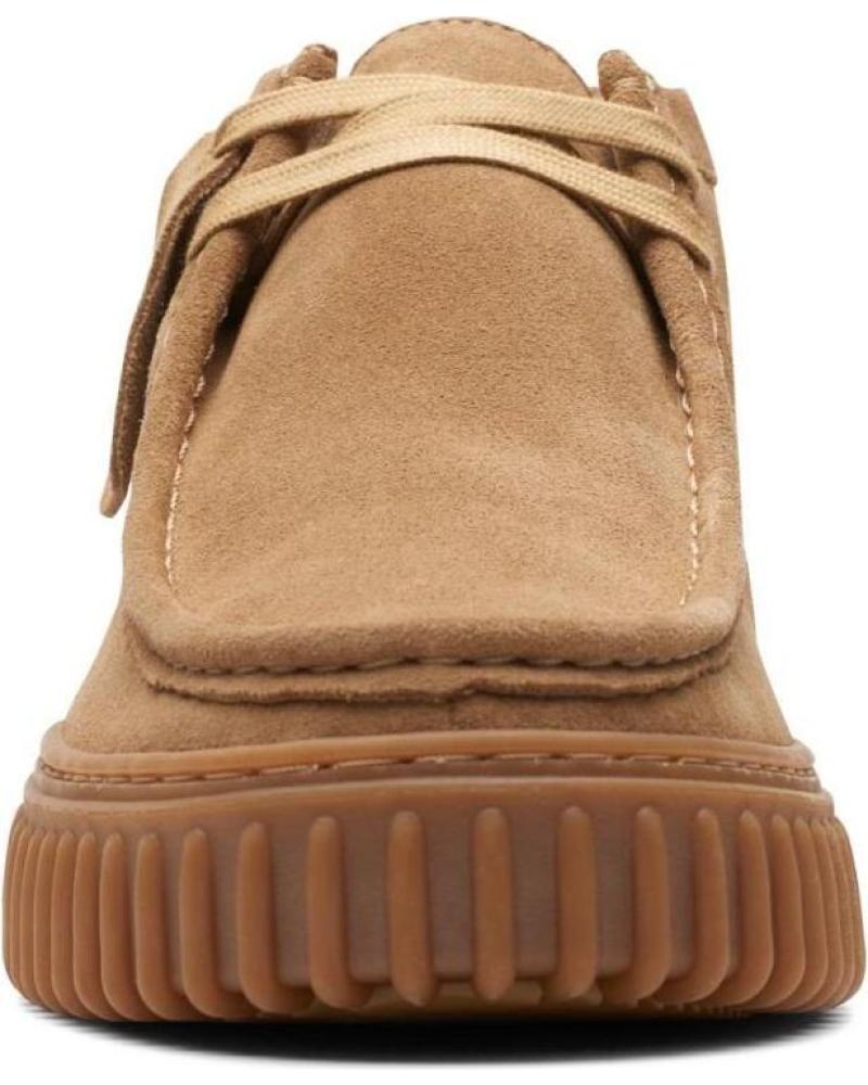 Clarks Mens Torhill HiOxford Boots, Dark Sand Suede, 40 EU