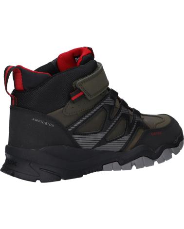 boy Mid boots GEOX J26HBC 0MEFU J MONTRACK BOY B ABX  C0498 MILITARY-BLACK