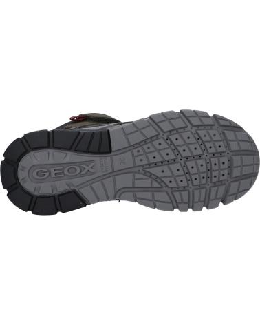 boy Mid boots GEOX J26HBC 0MEFU J MONTRACK BOY B ABX  C0498 MILITARY-BLACK