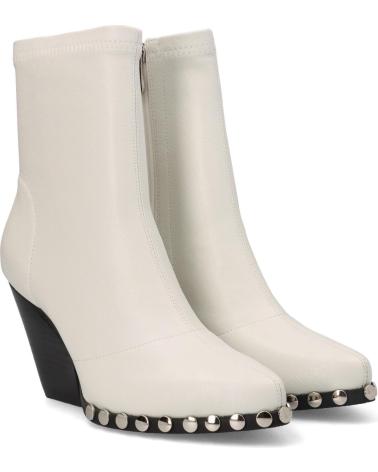 Botines de Mujer NOA HARMON BOTIN TACHUELAS BLANCO ROTO