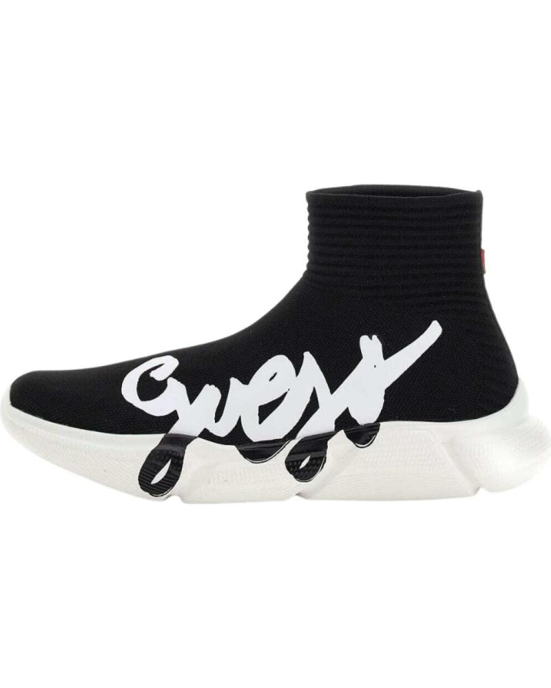 Zapatillas-Deporte-De-Hombre-GUESS-BOTIN-LOGO-NEGRO