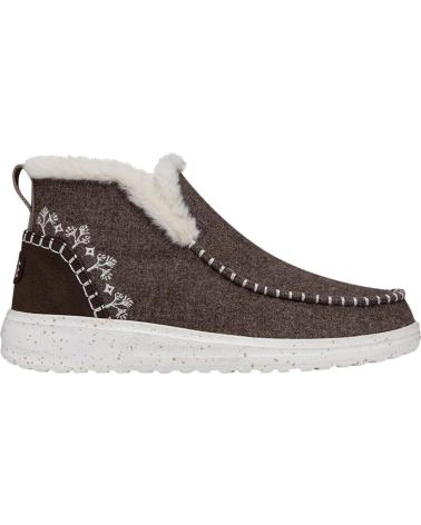 Woman Mid boots HEY DUDE DENNY WOOL FAUX SHEA  NEGRO
