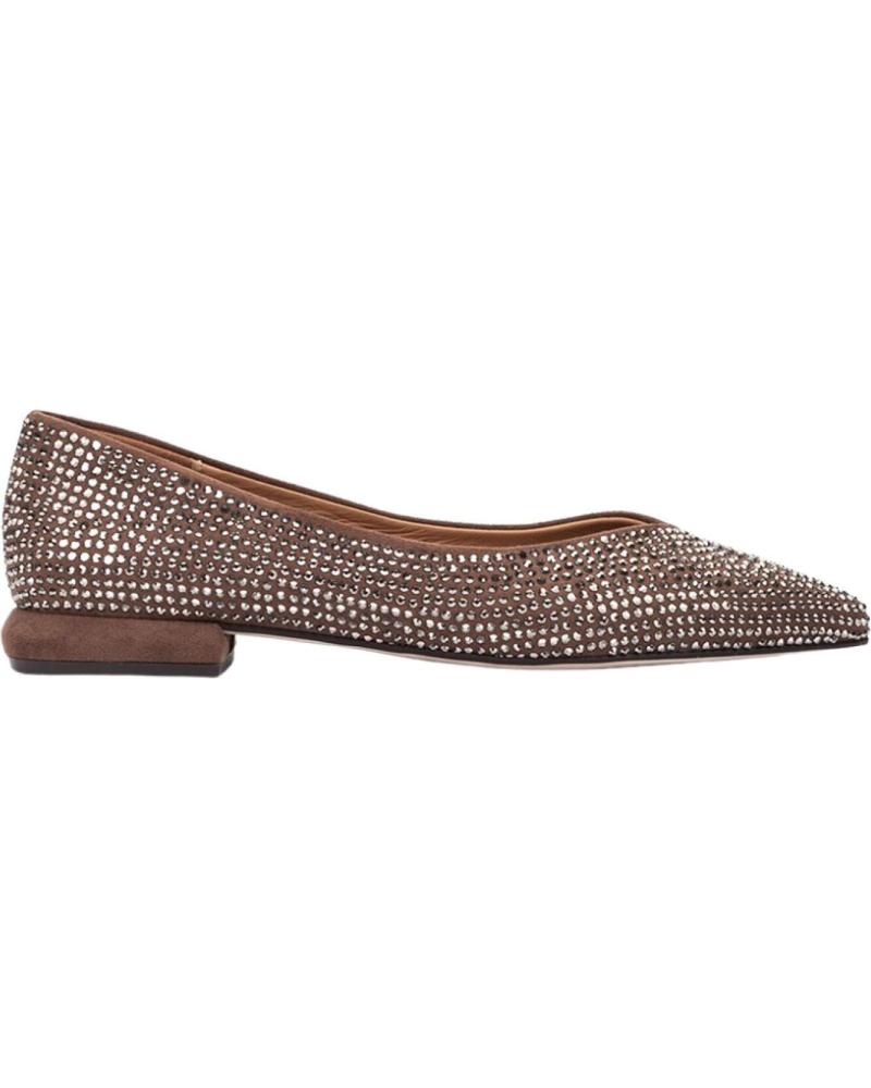 Scarpe PEDRO MIRALLES  per Donna BAILARINA BRILLOS  TAUPE