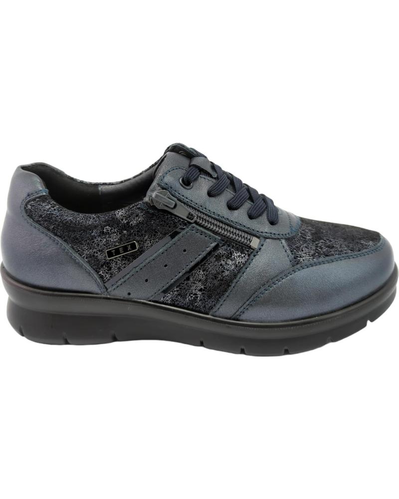 Woman Trainers G COMFORT 8262-0 PIEL-LICRA  AZUL