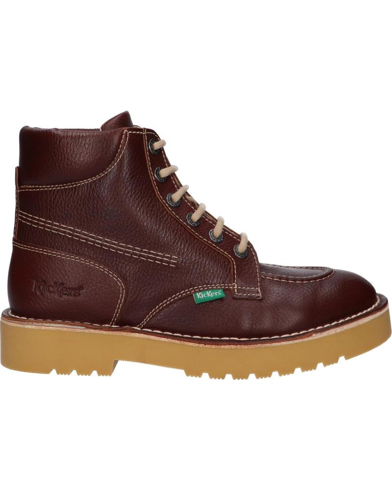 Botines KICKERS  de Hombre 947341-60 DALTREY HI  92 MARRON FONCE