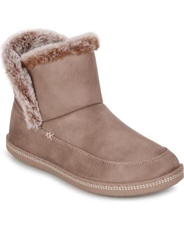 Woman Mid boots SKECHERS BOTINES PLANOS 167689 TAUPE  MARRóN