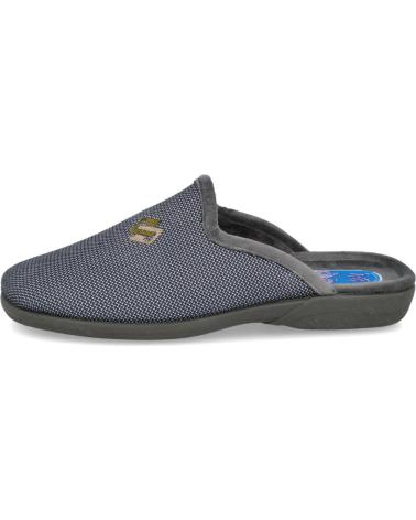 Man House slipers L&R SHOES LR SHOES 972 ZAPATILLAS DE CASA HOMBRE  GRIS