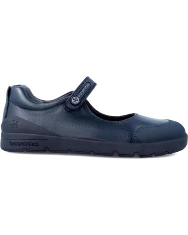 Zapatos de Niña BIOMECANICS COLEGIAL MERCEDITA CON VELCRO AZUL MARINO