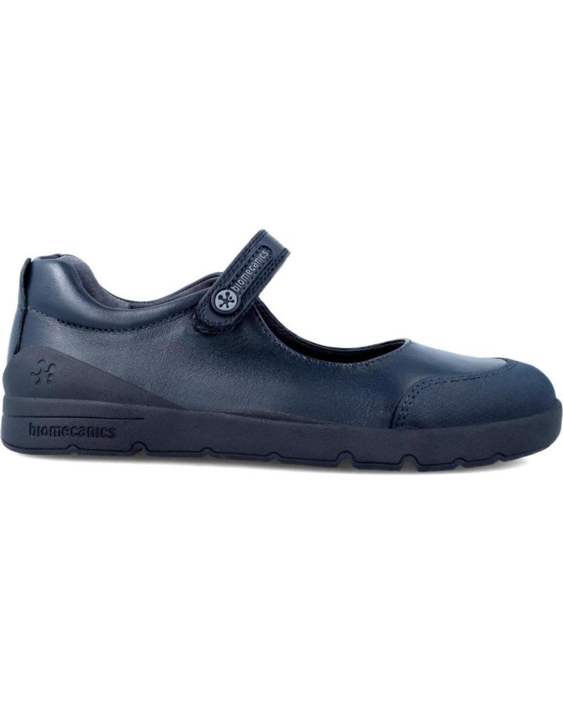 Zapatos de Niña BIOMECANICS COLEGIAL MERCEDITA CON VELCRO AZUL MARINO