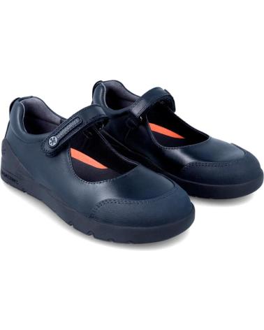 Zapatos de Niña BIOMECANICS COLEGIAL MERCEDITA CON VELCRO AZUL MARINO