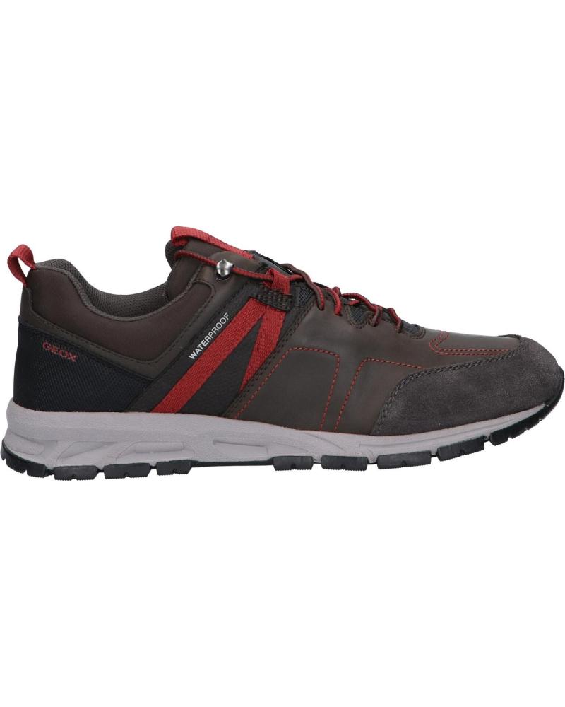 Man Trainers GEOX U16CQA 0ME22 U DORAY B WPF C6024 DK COFFEE Man Trainers GEOX U16CQA 0ME22 U DORAY B WPF C6024 DK COFFEE