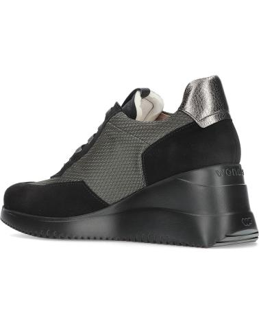 Zapatillas deporte de Mujer WONDERS ZAPATILLA G-6612-T NEGRO CREMA COM NEGRO CREMA