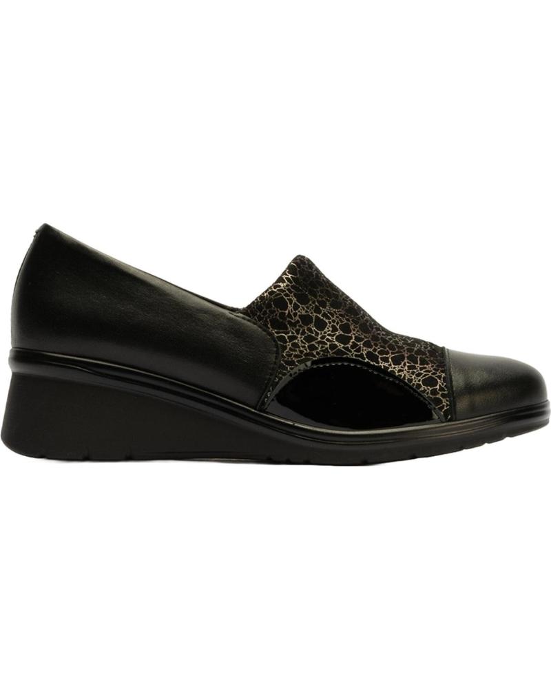 Mocasines PITILLOS de Mujer 5322 PIEL-LICRA NEGRA NEGRO Mocasines PITILLOS de Mujer 5322 PIEL-LICRA NEGRA NEGRO