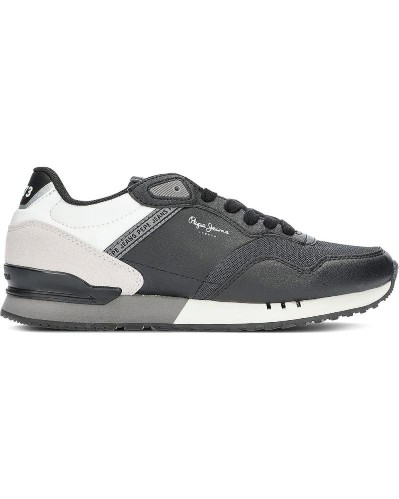 Scarpe sport per Uomo PEPE JEANS DEPORTIVO CASUAL DE TELA Y SERRAJE CON PLANTILLAS EXTRAIBL NEGRO