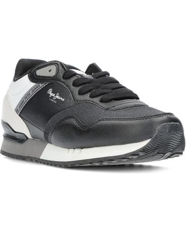 Scarpe sport per Uomo PEPE JEANS DEPORTIVO CASUAL DE TELA Y SERRAJE CON PLANTILLAS EXTRAIBL NEGRO