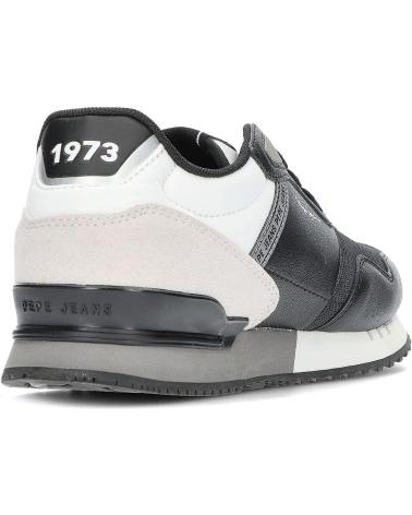 Scarpe sport per Uomo PEPE JEANS DEPORTIVO CASUAL DE TELA Y SERRAJE CON PLANTILLAS EXTRAIBL NEGRO
