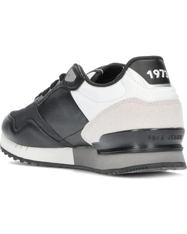 Scarpe sport per Uomo PEPE JEANS DEPORTIVO CASUAL DE TELA Y SERRAJE CON PLANTILLAS EXTRAIBL NEGRO