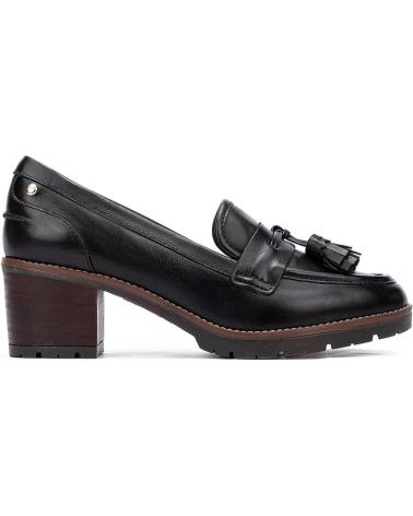 Zapatos de tacón PIKOLINOS  per Donna MOCASINES LLANES W7H-3719  BLACK