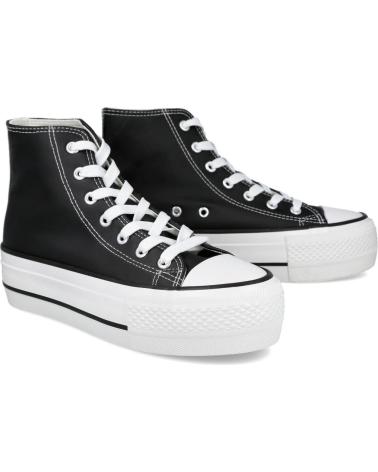 Zapatillas deporte pour Femme L&R SHOES LR SHOES CH-823 ZAPATILLAS MUJER PLATA NEGRO