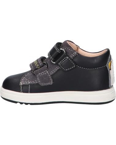 girl and boy Trainers GEOX B264DB 08522 B BIGLIA BOY C0054 BLACK-YELLOW