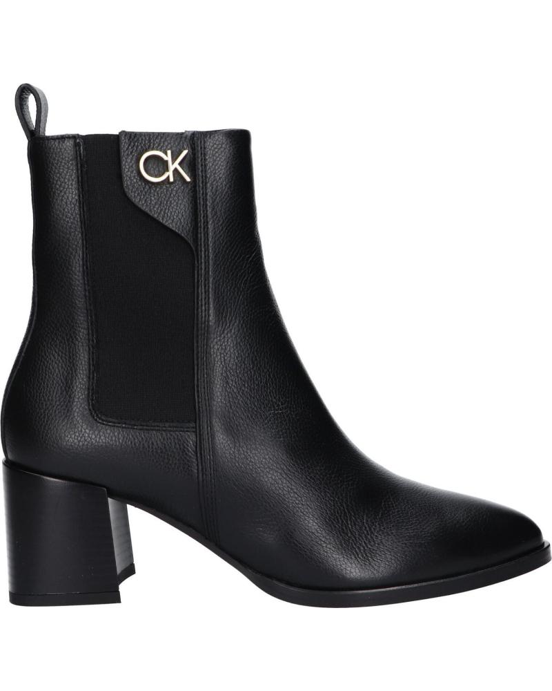 Botas CALVIN KLEIN  de Mulher HW0HW01814 ALMOND CHELSEA BOOT  BEH CK BLACK