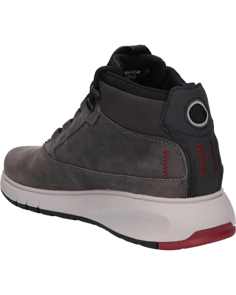 Stivali Geox U Aerantis 4x4 - Uomo, Pelle, Suola Gomma, Alla Caviglia, Comodi E Leggeri - Foto 3