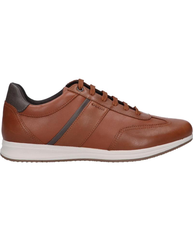 Sapatos De Hombre GEOX U16H5A 05443 U AVERY C0169 BROWN COGNAC