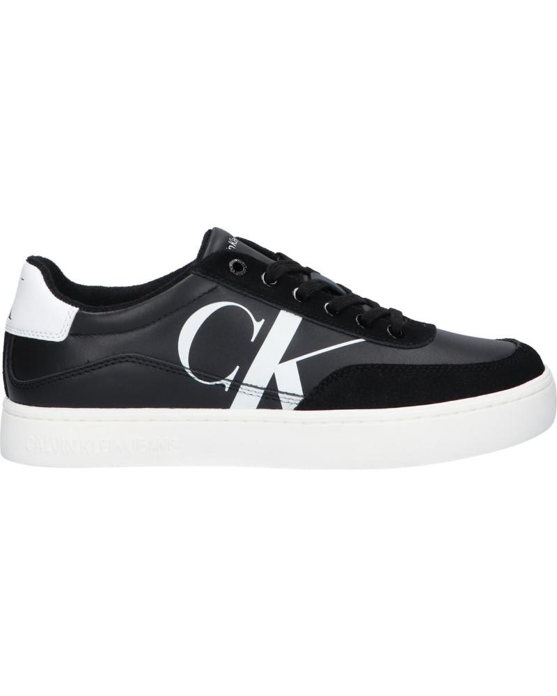 Sapatos Desportivos CALVIN KLEIN de Homem YM0YM00713 CLASSIC CUPSOLE BEH BLACK-BRIGHT WHITE Sapatos Desportivos CALVIN KLEIN de Homem YM0YM00713 CLASSIC CUPSOLE BEH BLACK-BRIGHT WHITE