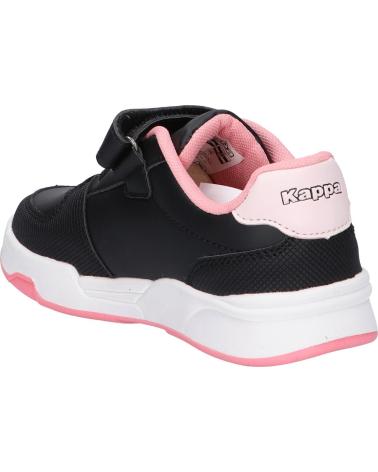 girl Trainers KAPPA 361N14W OSCAR KID EV A1U BLACK-PINK